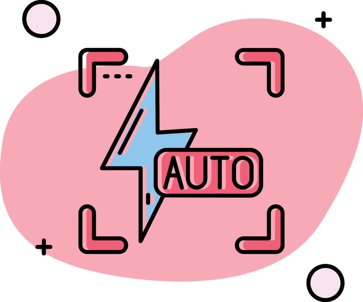 Auto flash Slipped Icon vector