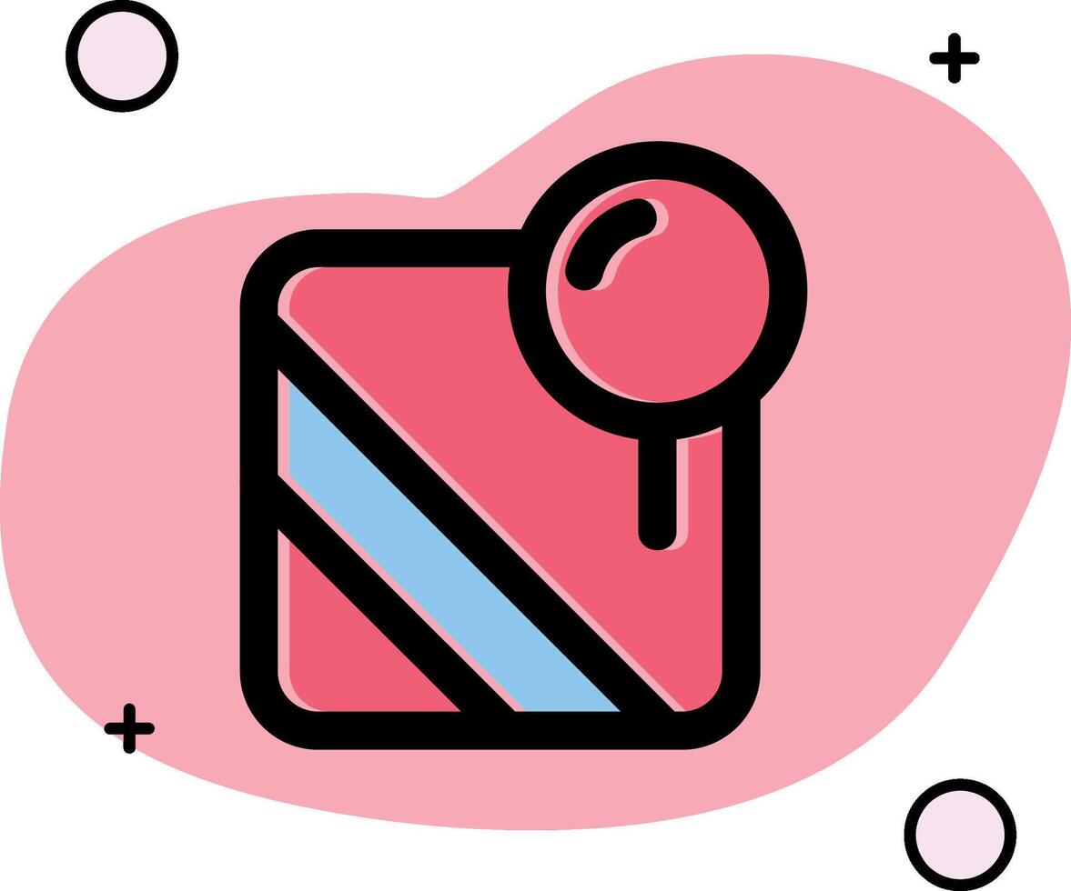 Pin 2 Slipped Icon vector