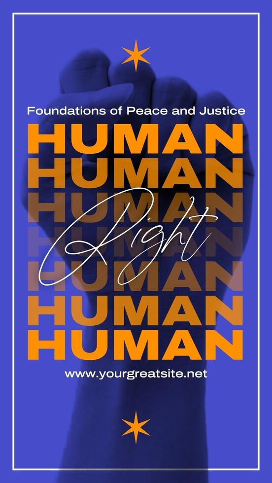 Human Right Foundation Instagram Story template