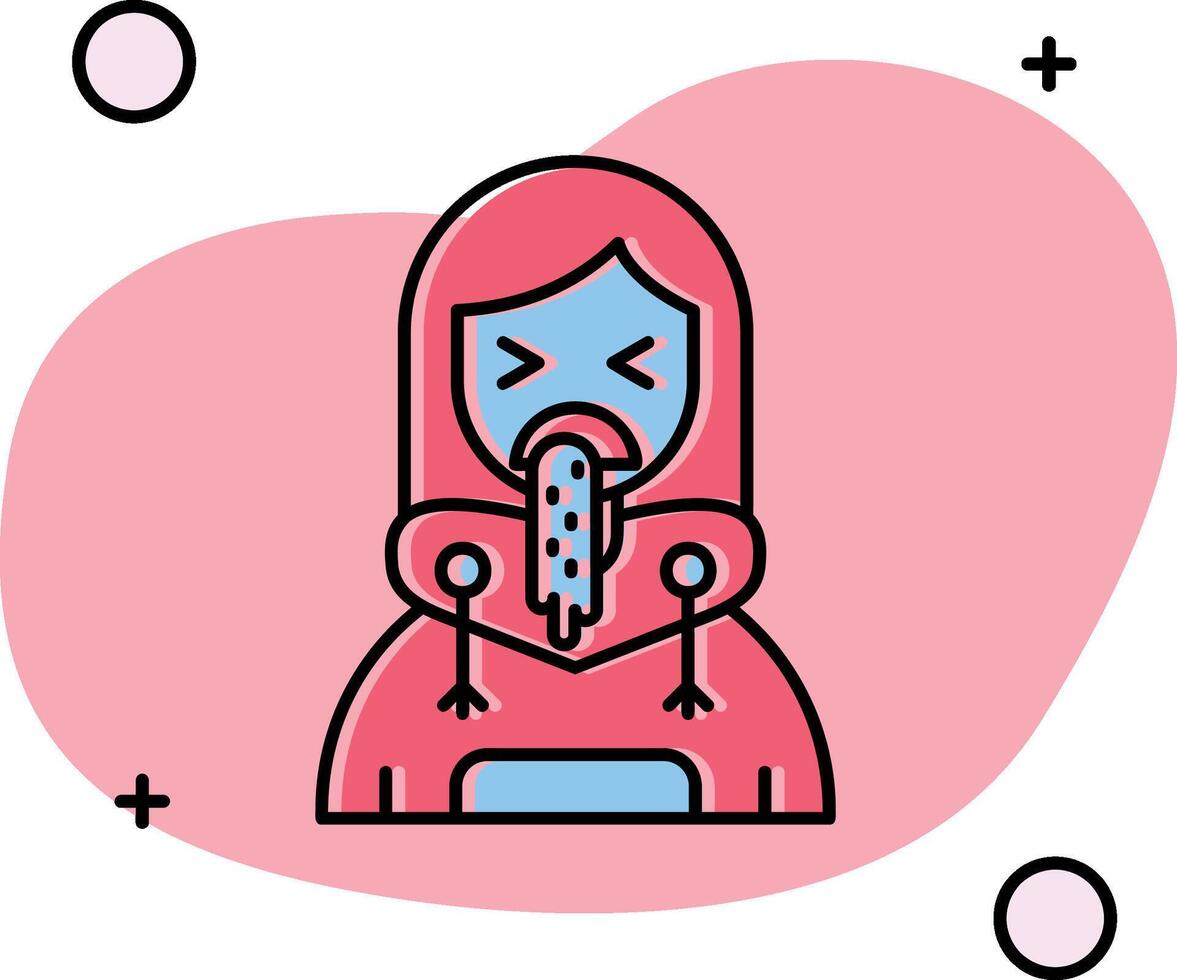 Vomit Slipped Icon vector