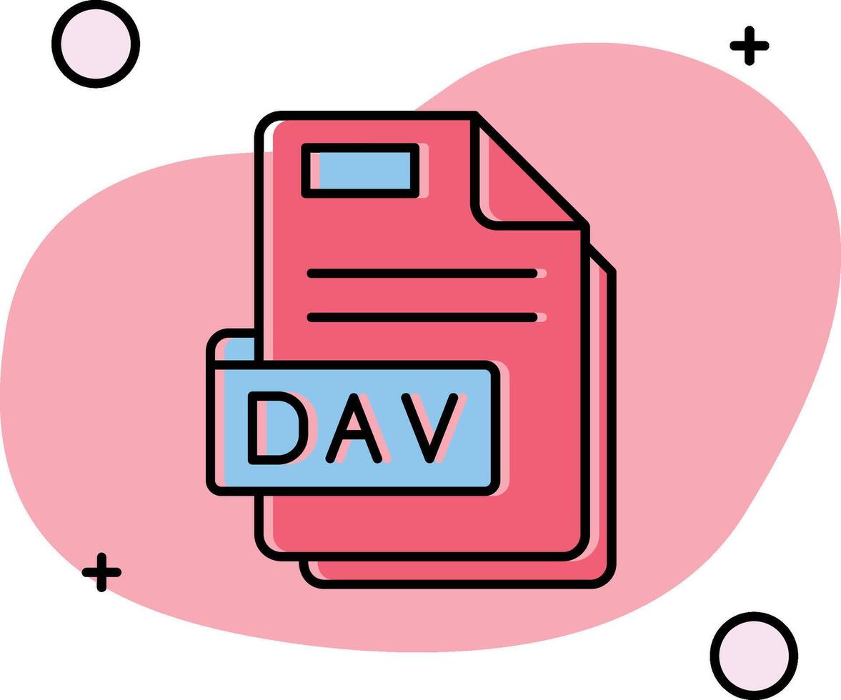 Dav Slipped Icon vector