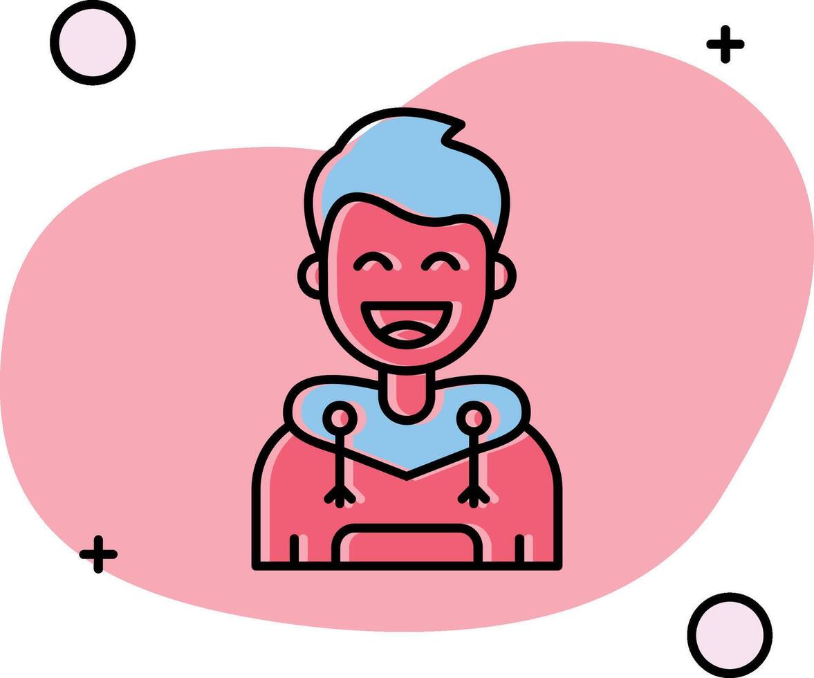 Happy Slipped Icon vector