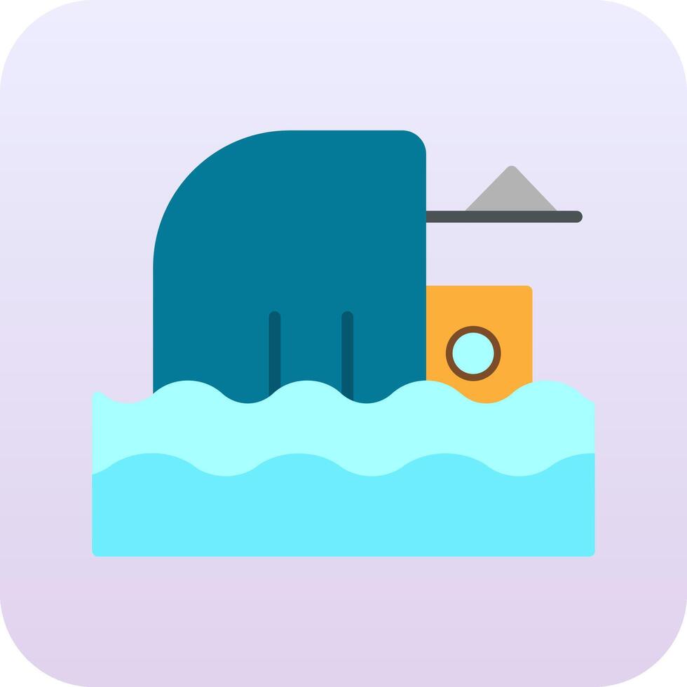 Shipwreck Vector Icon