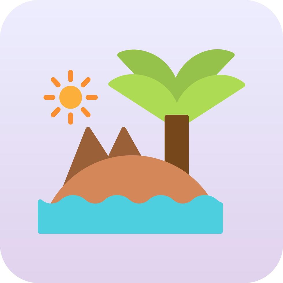 Island Vector Icon