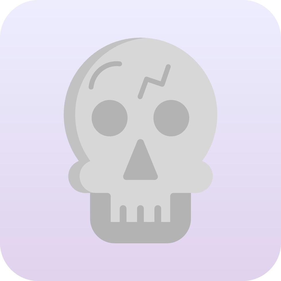 icono de vector de calavera