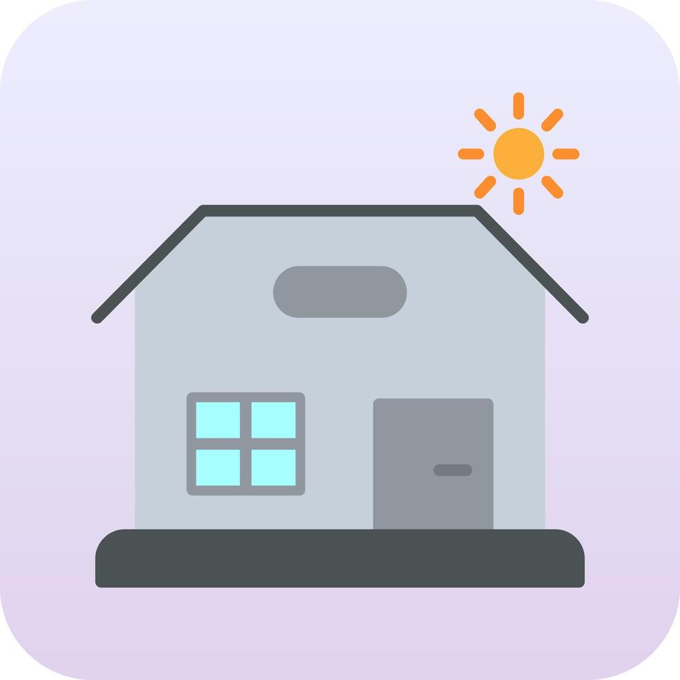 Beach House Vector Icon