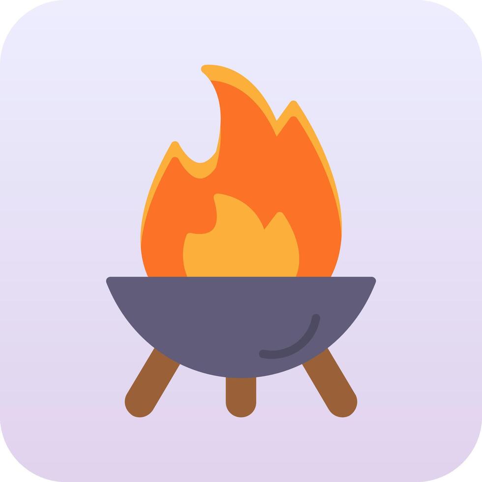 Firepit Vector Icon