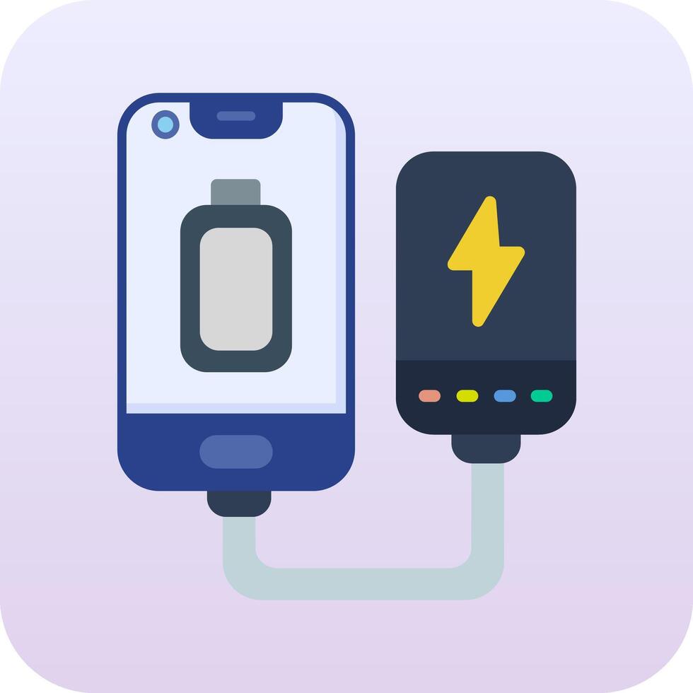 Portable Battery Vector Icon