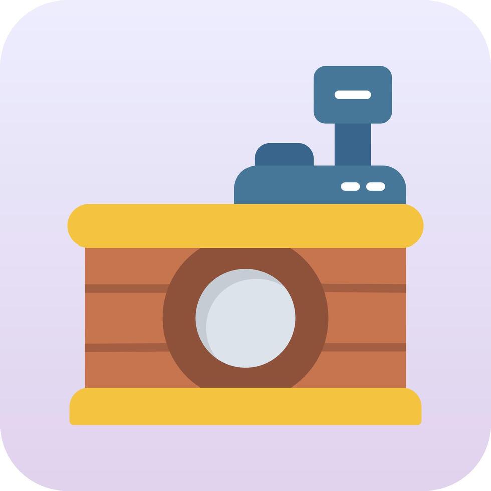 Cashier Vector Icon