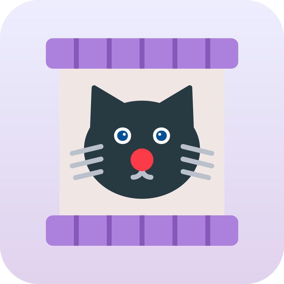 gato comida vector icono