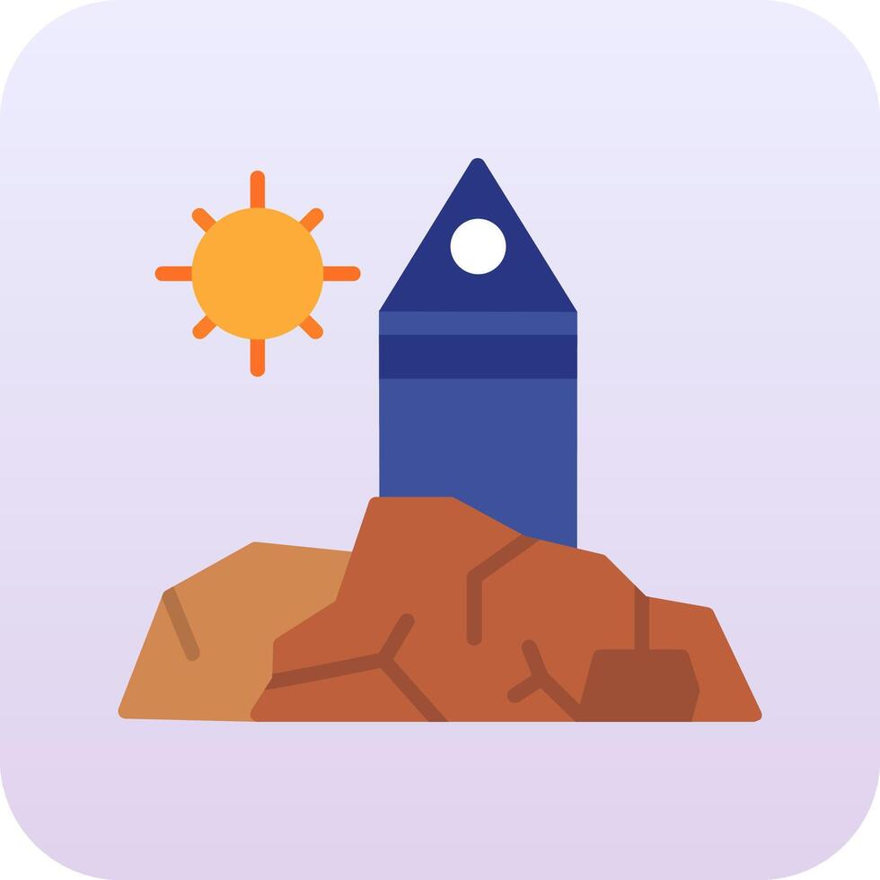 Mount Arafat Vector Icon