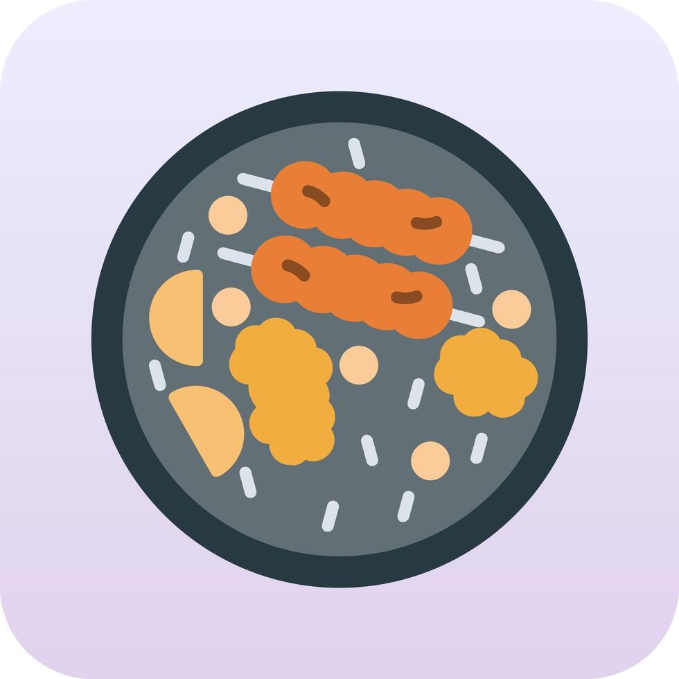 Kebab Vector Icon