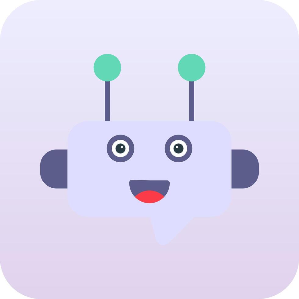 Robot Chat Vector Icon