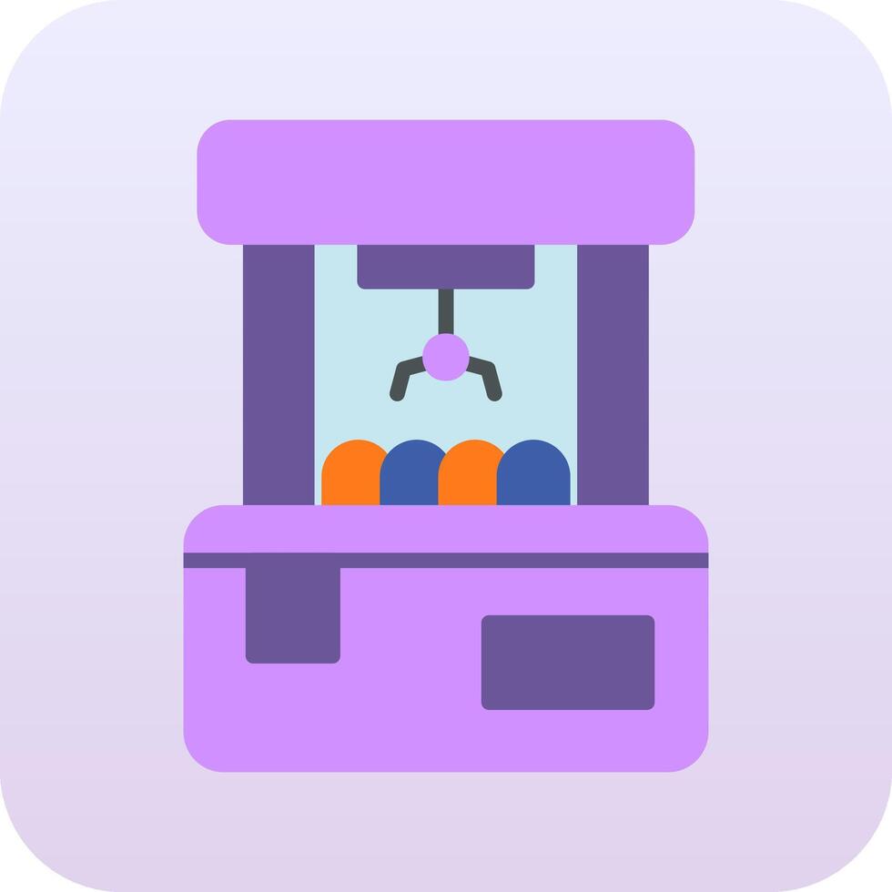 Claw Machine Vector Icon