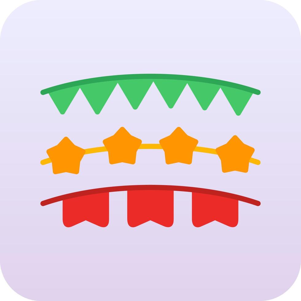 Bunting Vector Icon