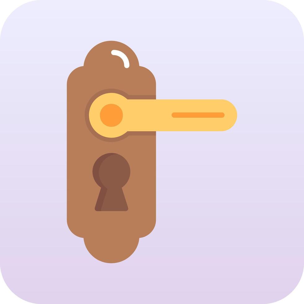 Door lock Vector Icon