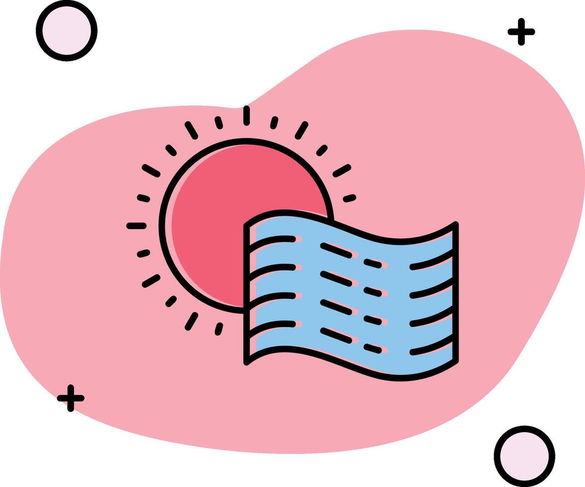 Fog Slipped Icon vector