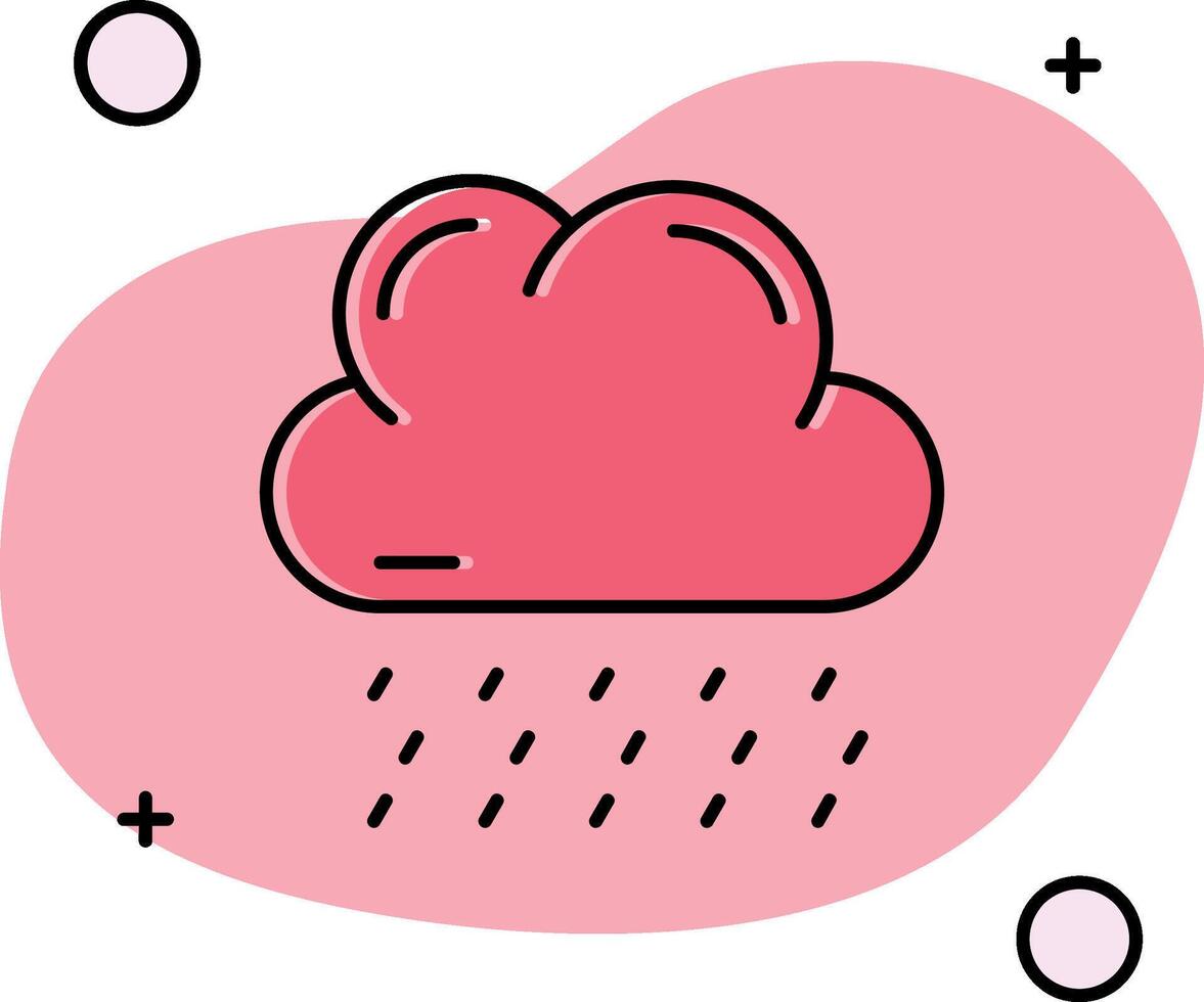 Rainy Slipped Icon vector