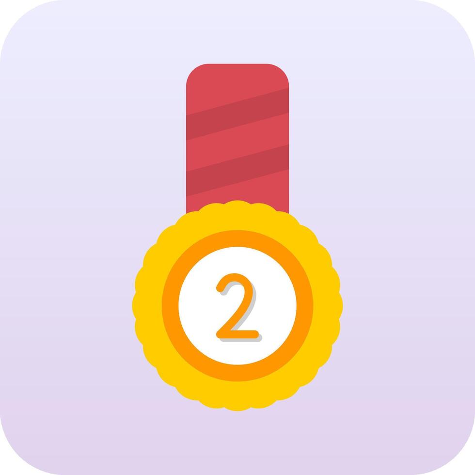 Second Place Vector Icon