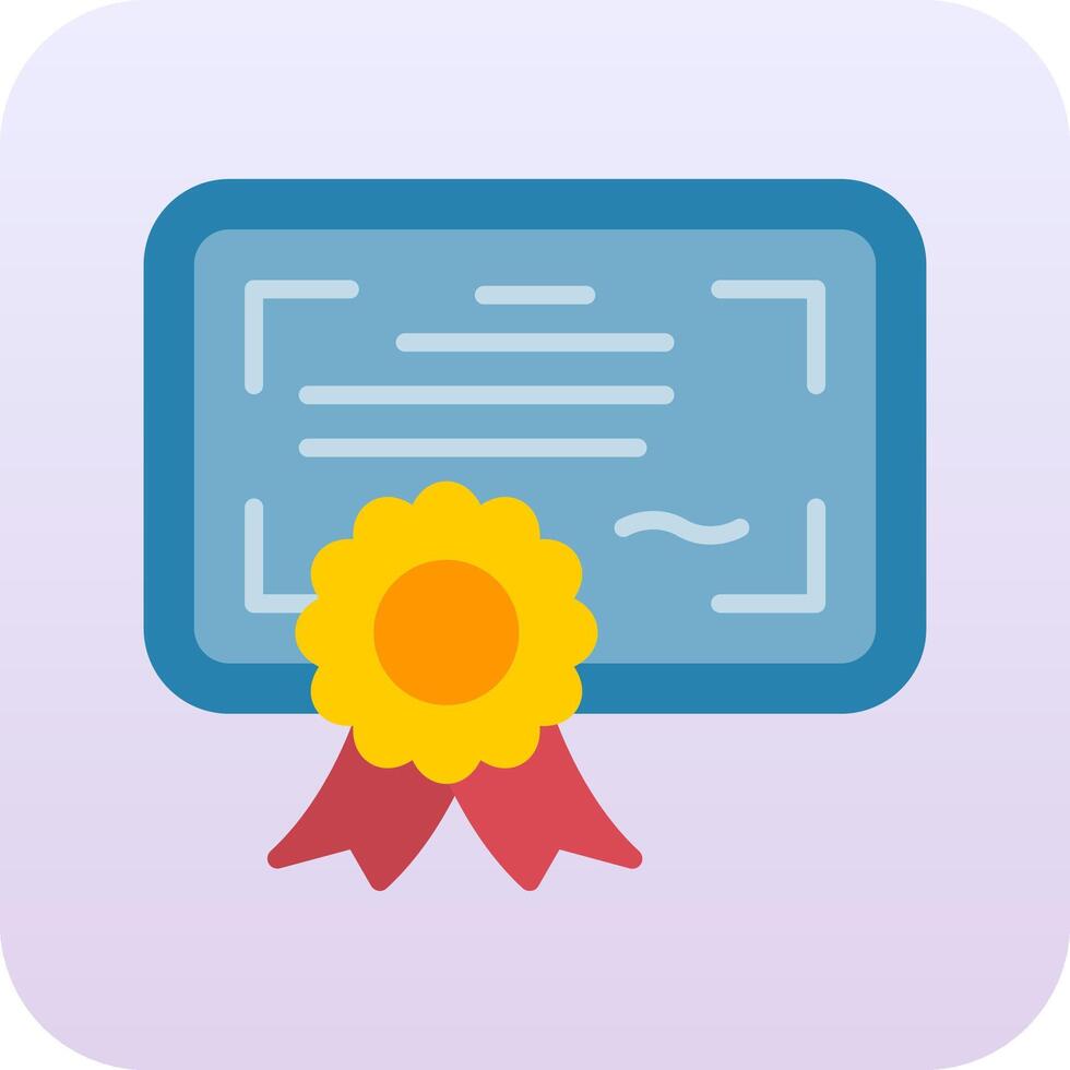 Certificate Vector Icon