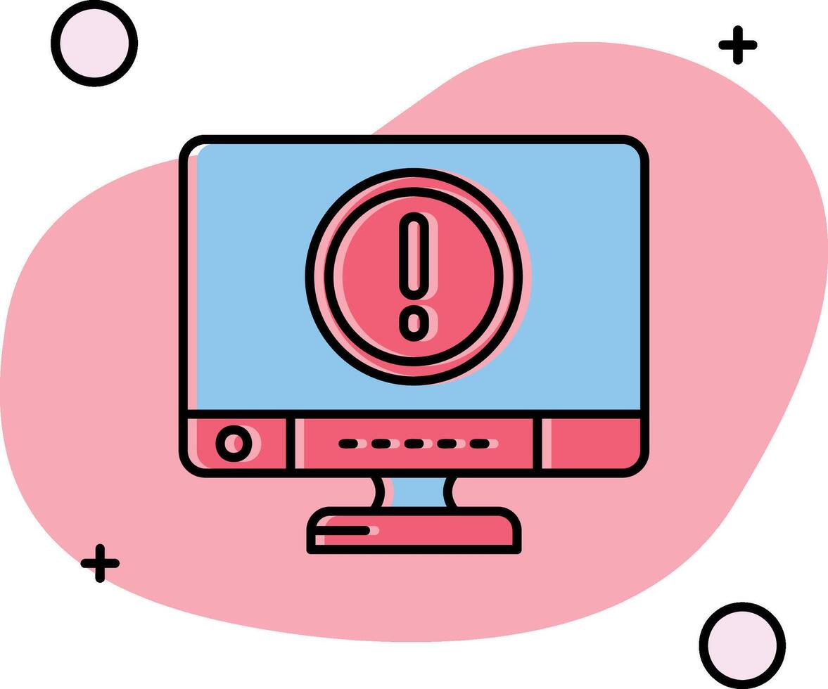 Error Slipped Icon vector