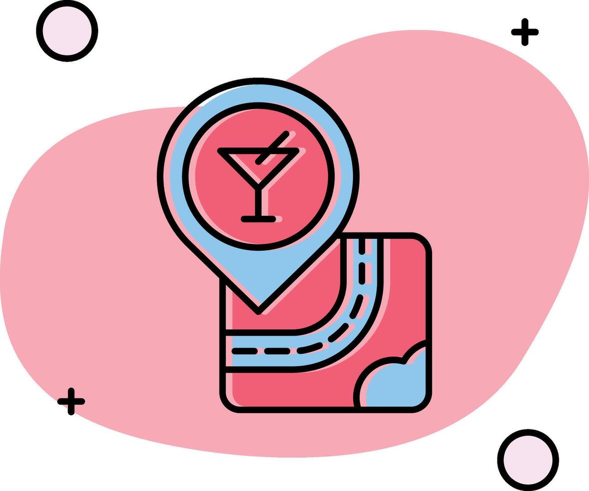 Bar Slipped Icon vector