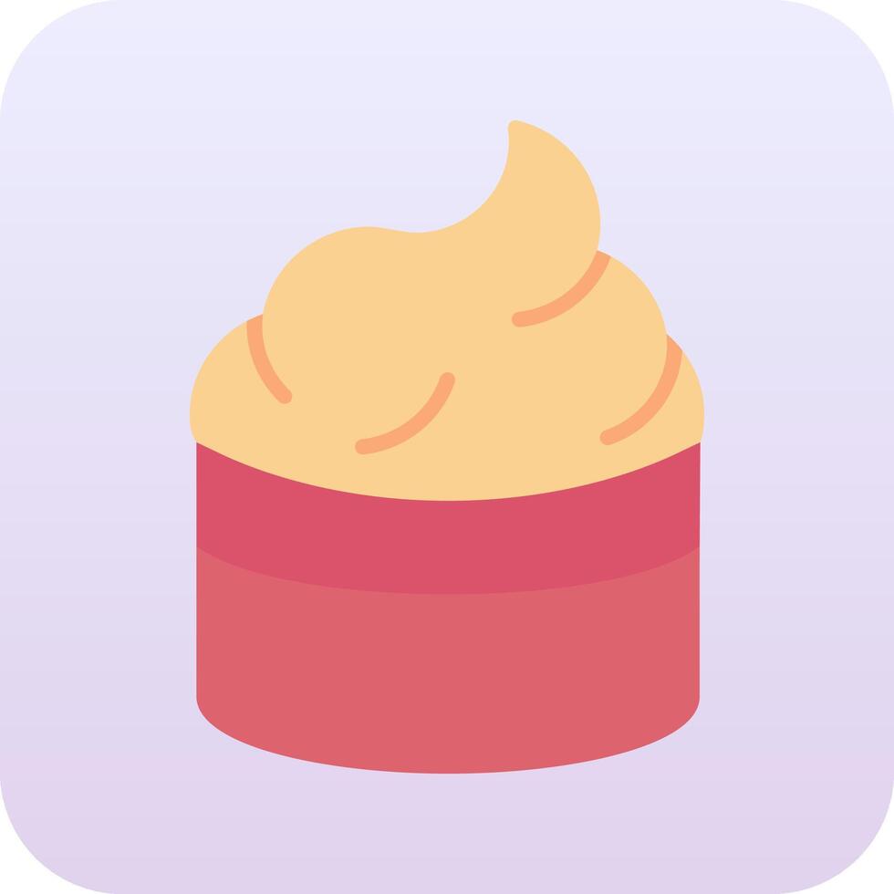 Cream Vector Icon
