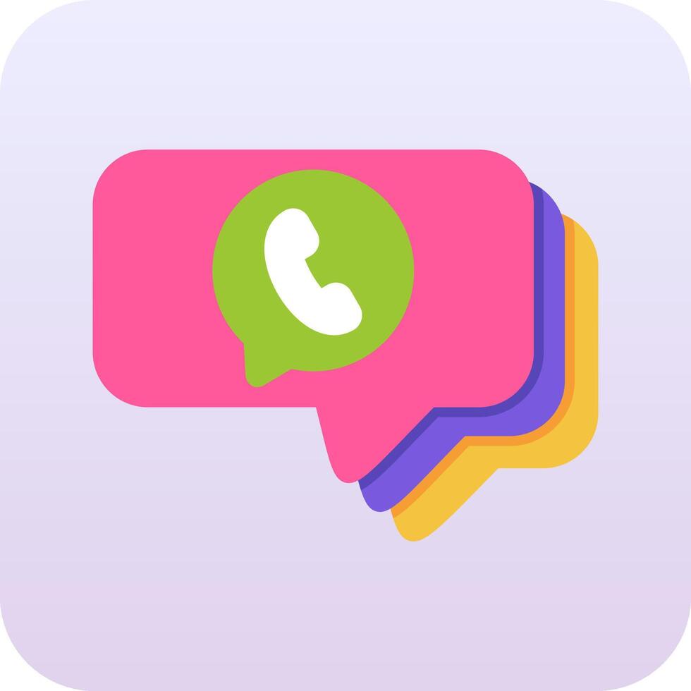 whatsapp charla vector icono