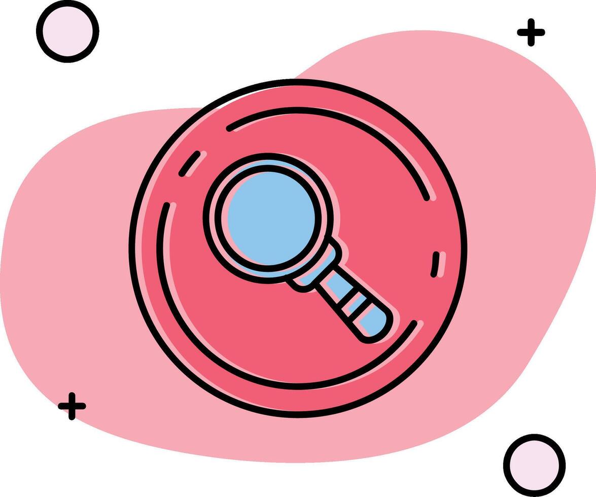Search Slipped Icon vector
