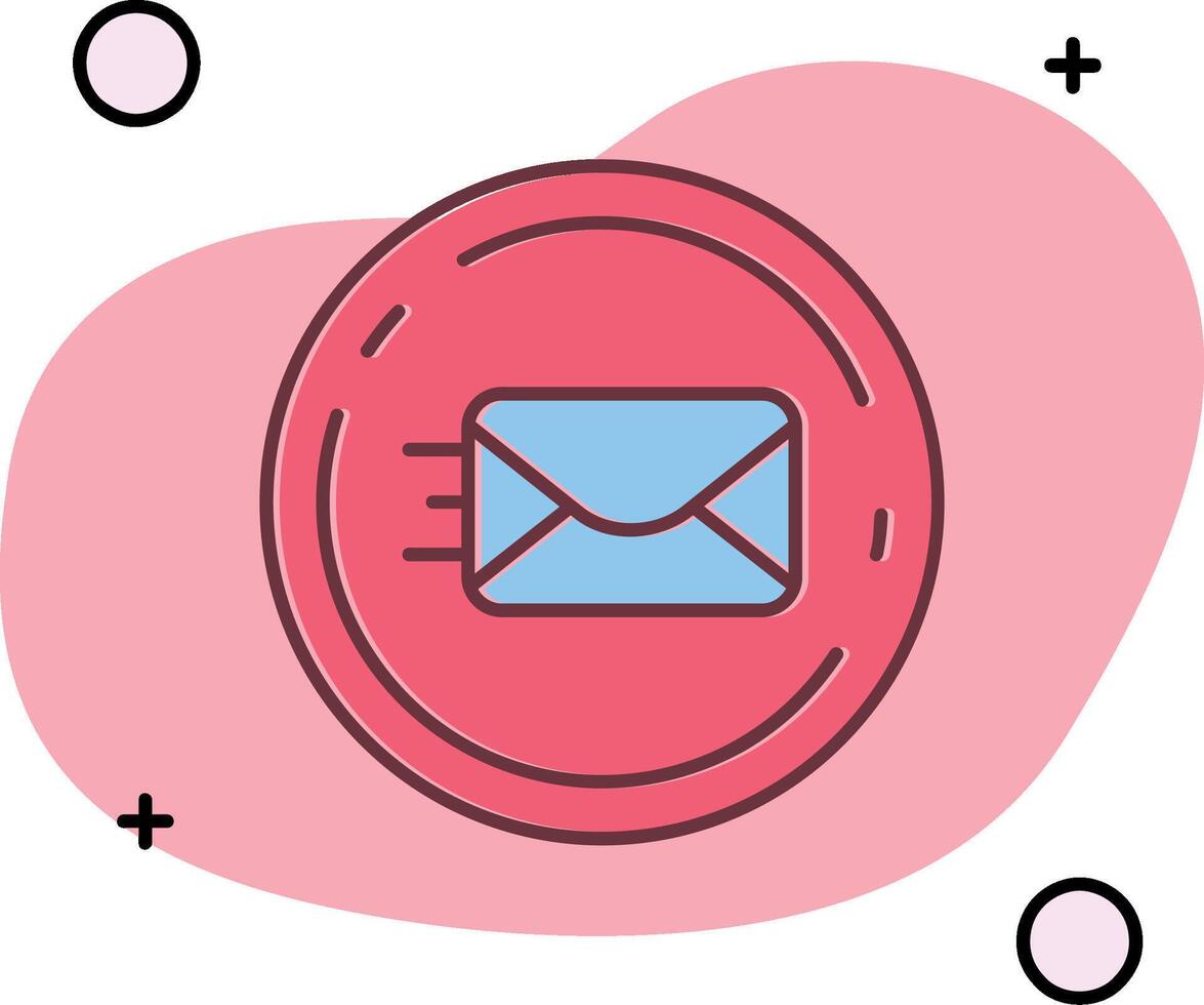 Send Slipped Icon vector