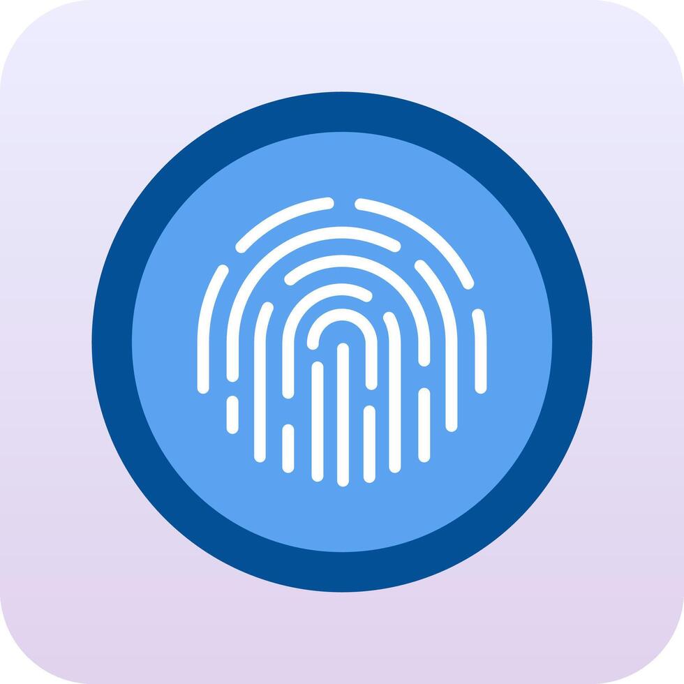 Fingerprint Vector Icon