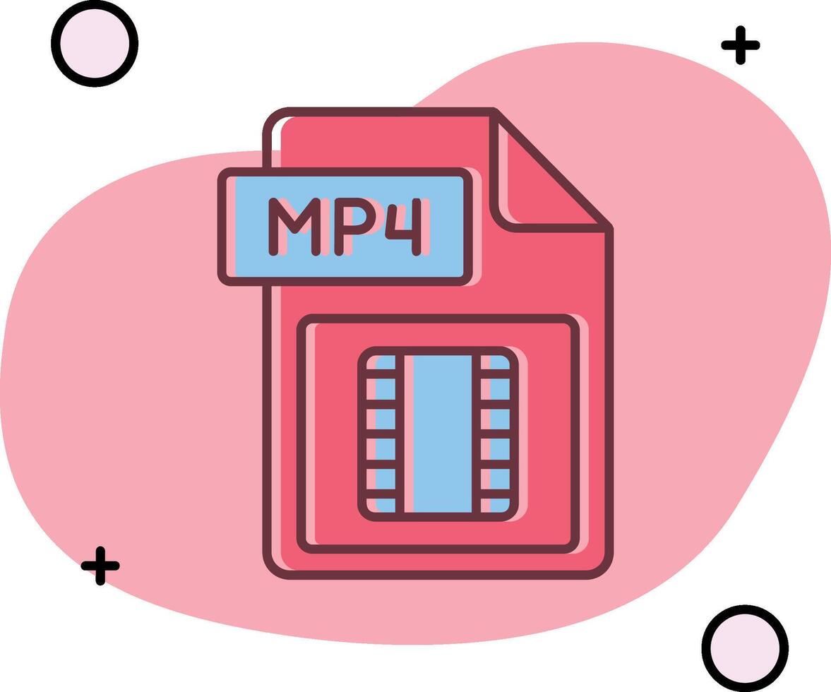 Video folder Slipped Icon vector