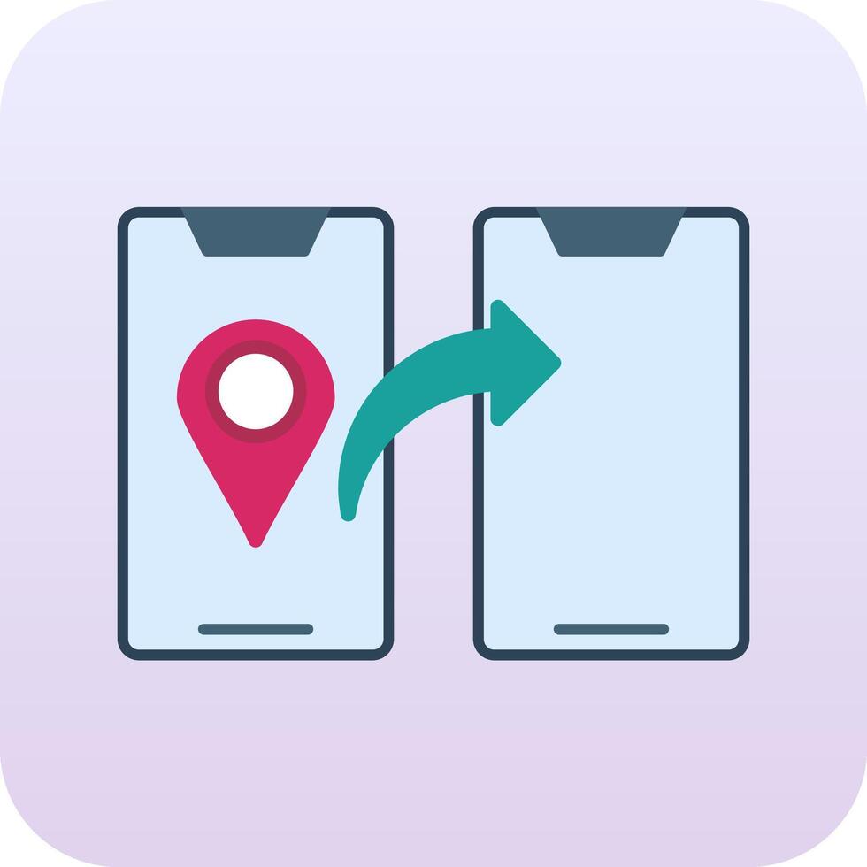 Share Location Vector Icon