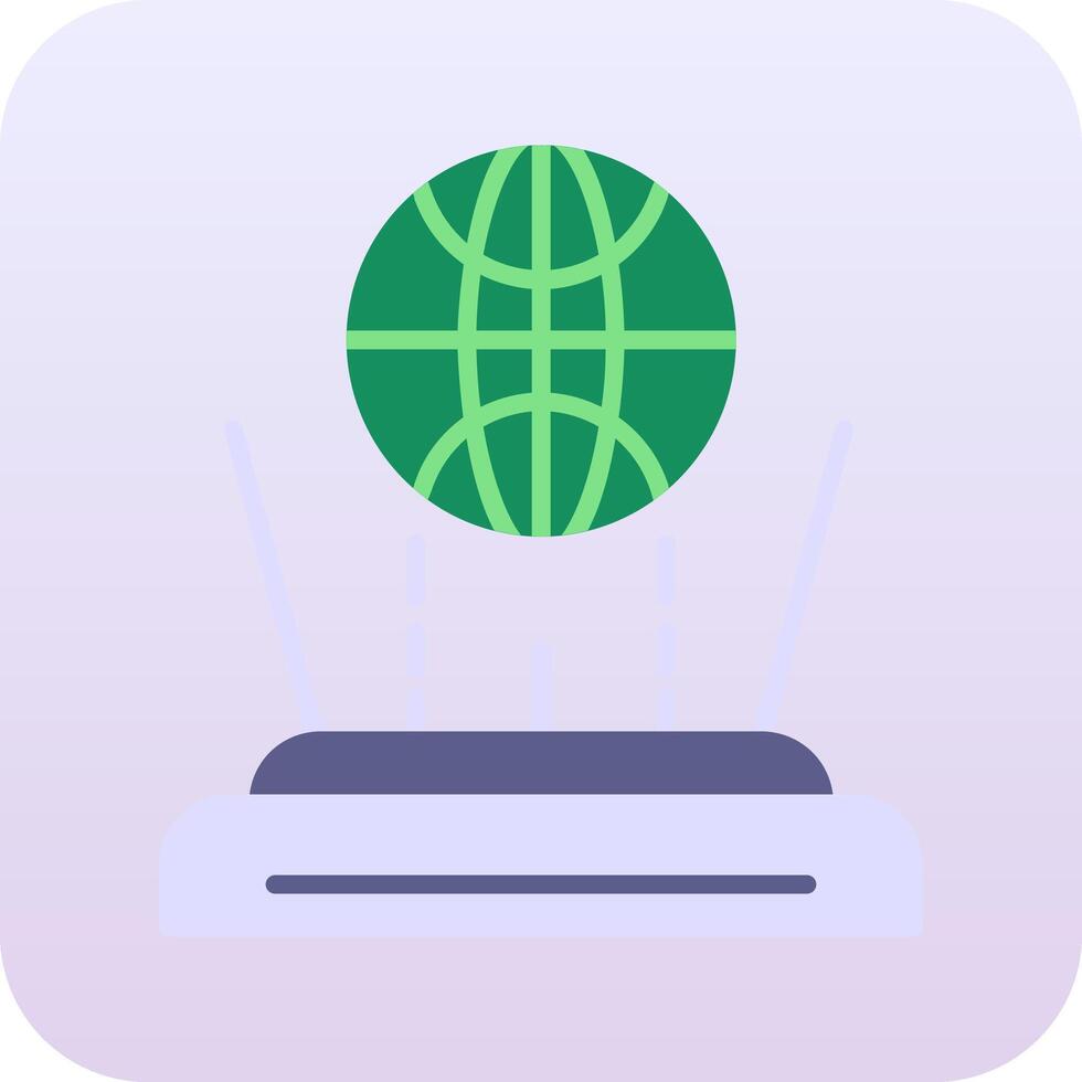 Holographic Vector Icon