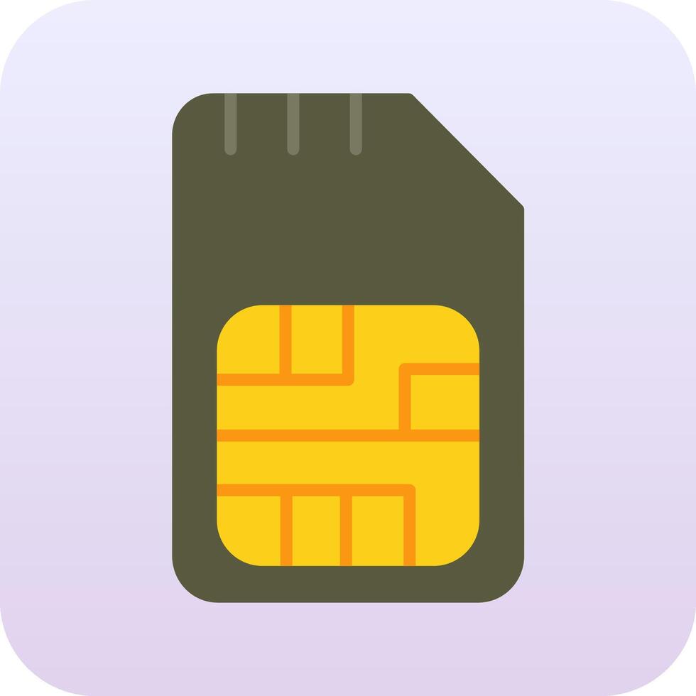 Sim Card Vector Icon