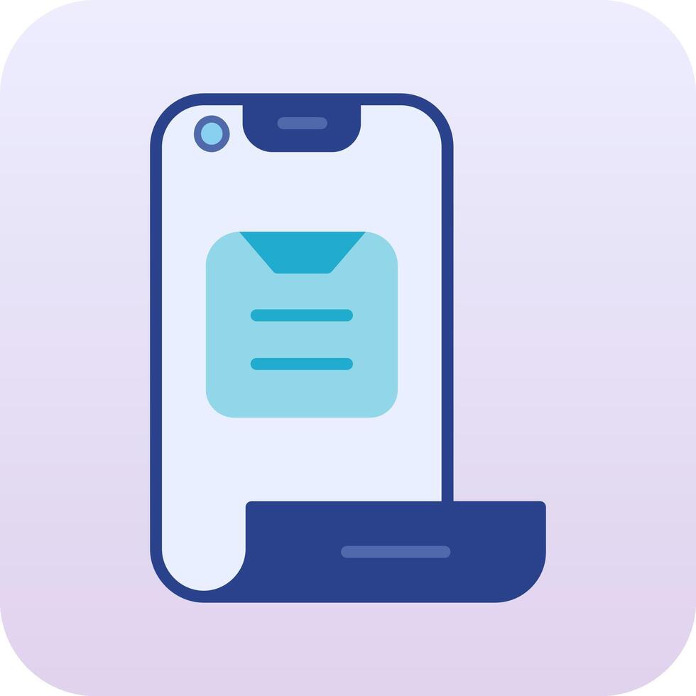 Folding Phone Vector Icon