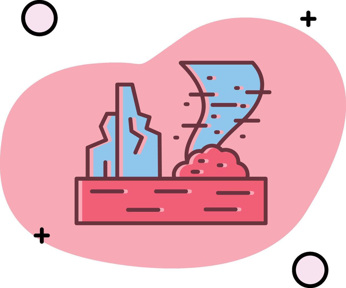 Sandstorm Slipped Icon vector