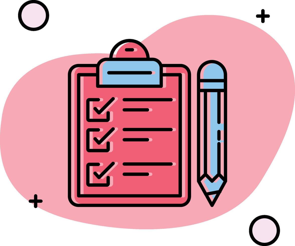 Exam Slipped Icon vector