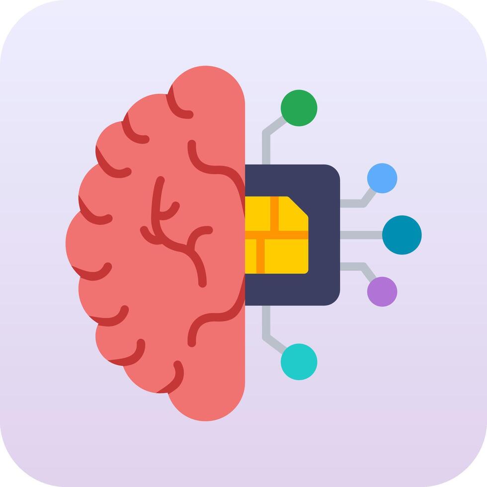 Artificial Intelligence Vector Icon