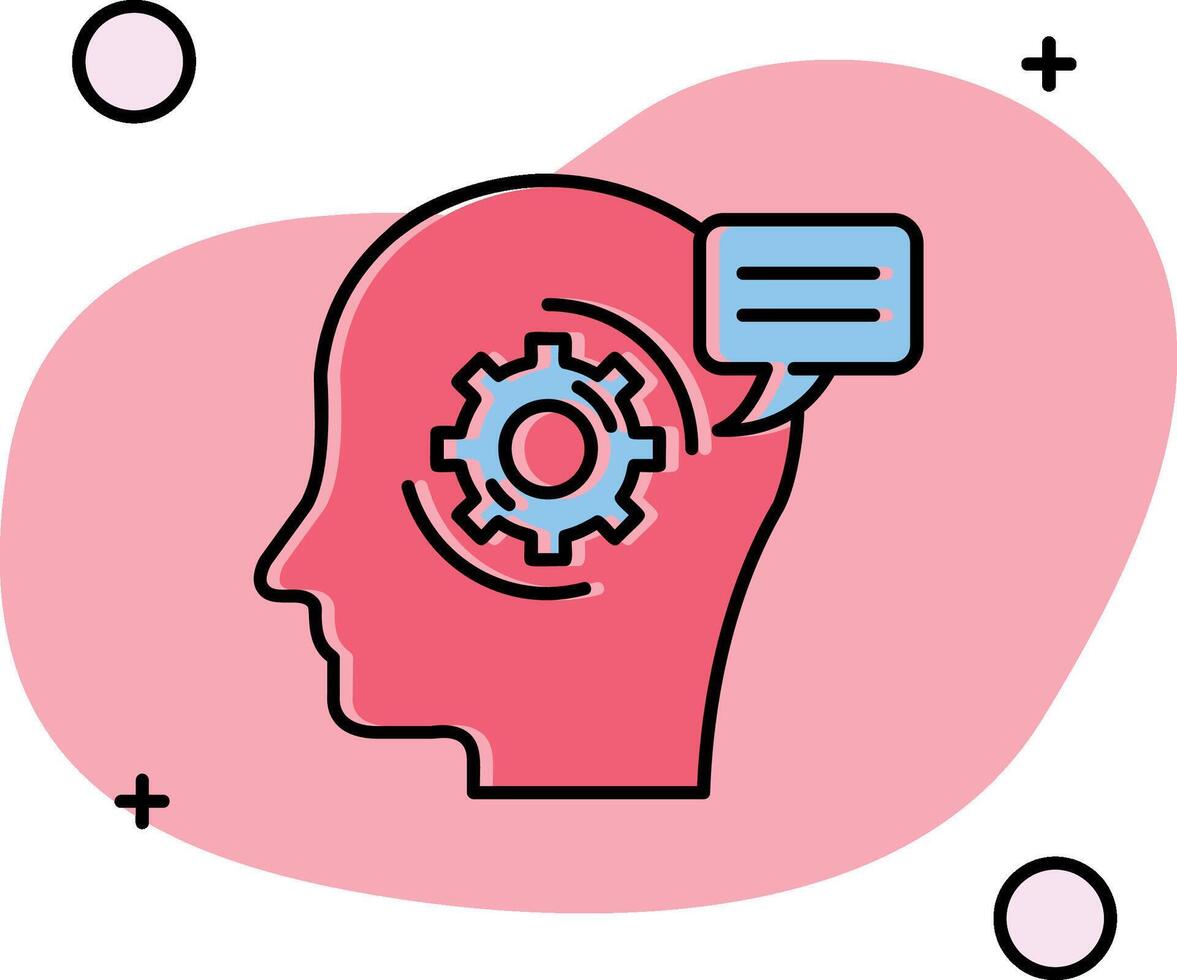 Thinking Slipped Icon vector