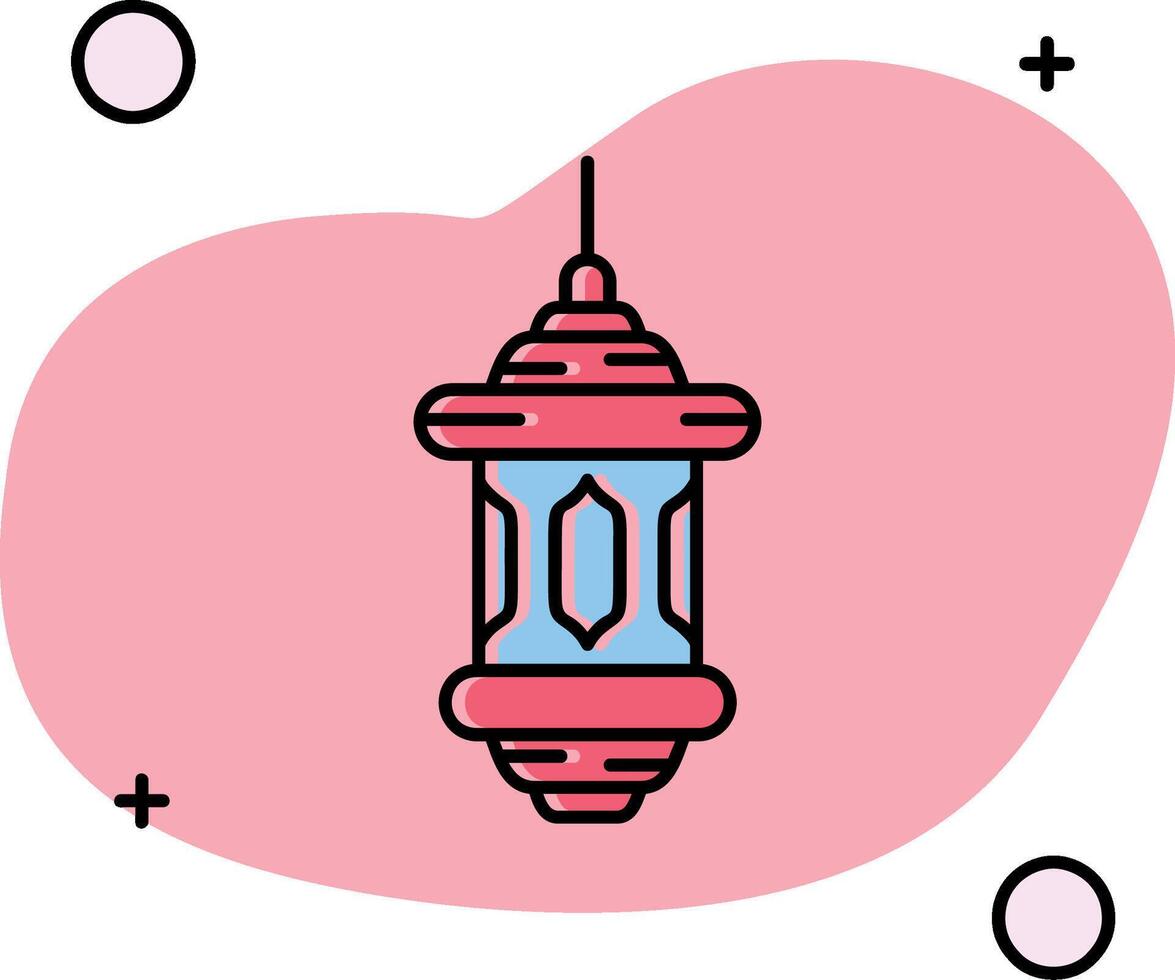 Lantern Slipped Icon vector