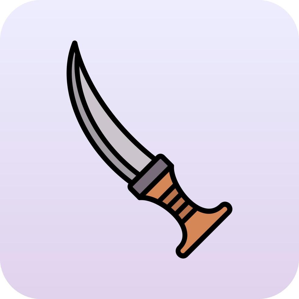 Jambiya Vector Icon