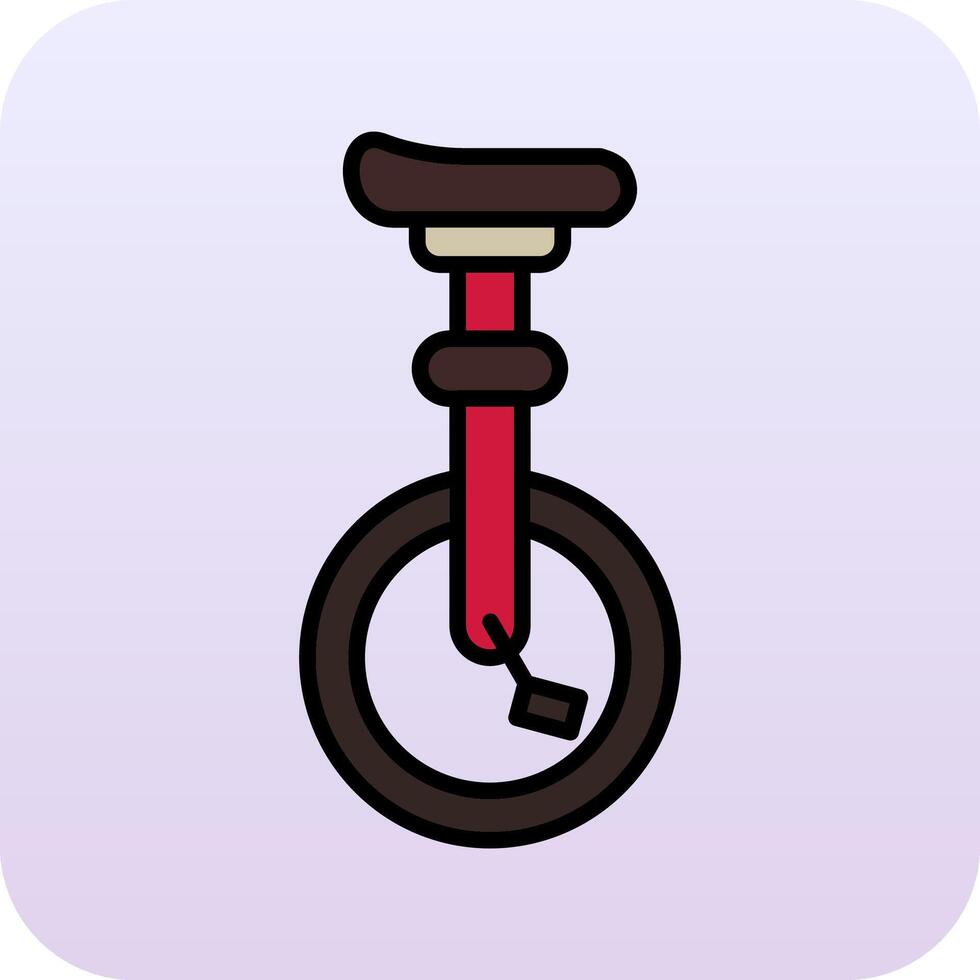 Unicycle Vector Icon