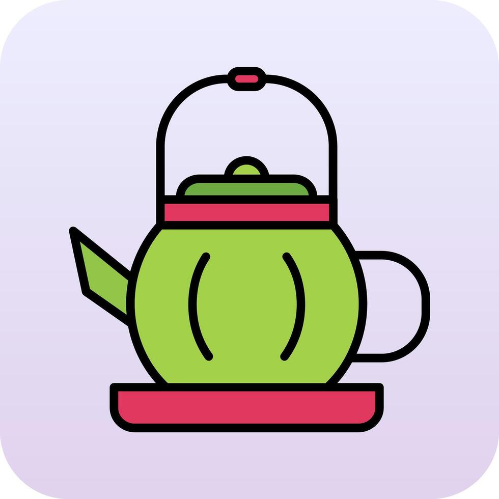Tea Pot Vector Icon