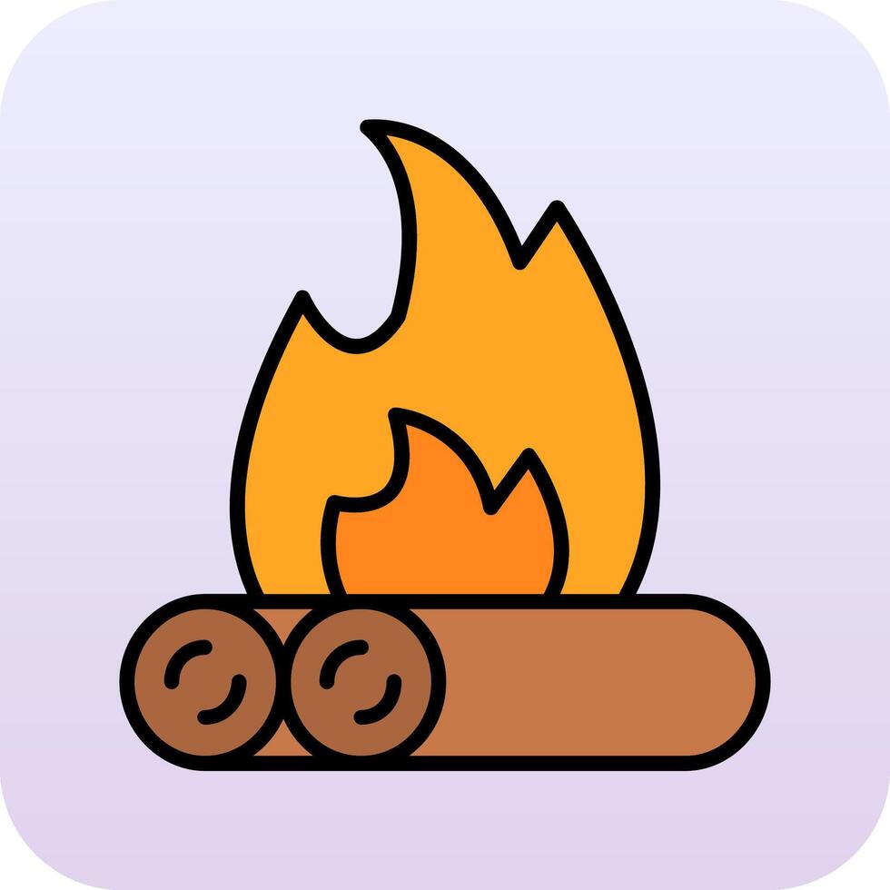 Campfire Vector Icon