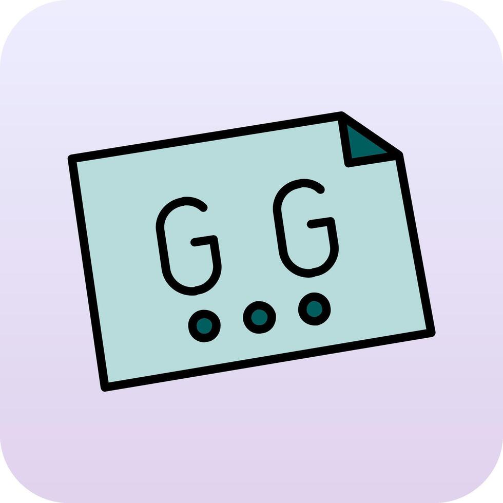 Gg Vector Icon