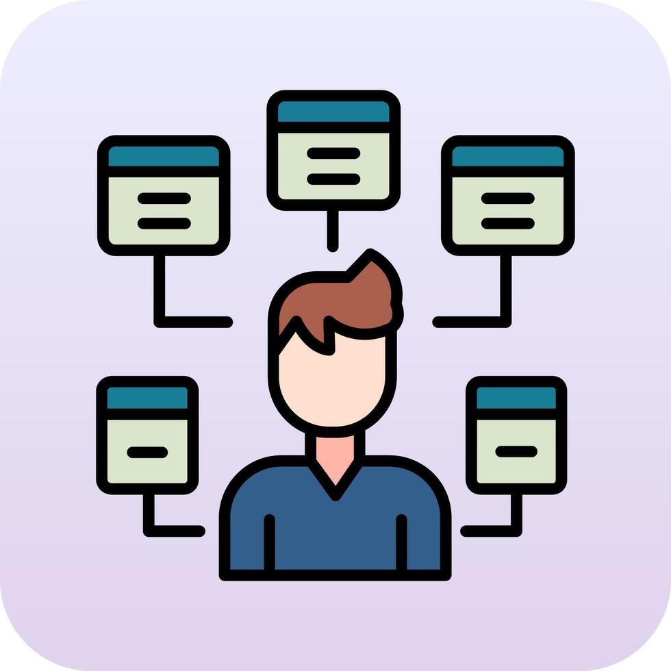 Multitasking Vector Icon