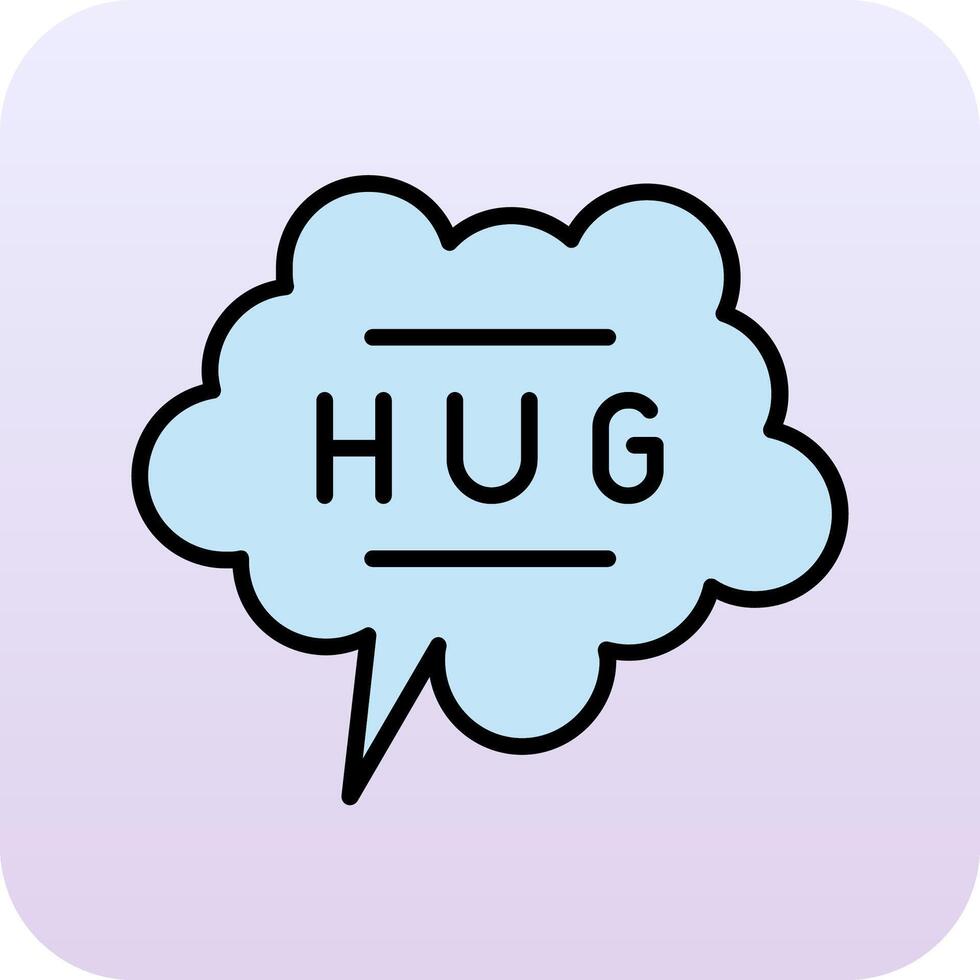 Hug Vector Icon