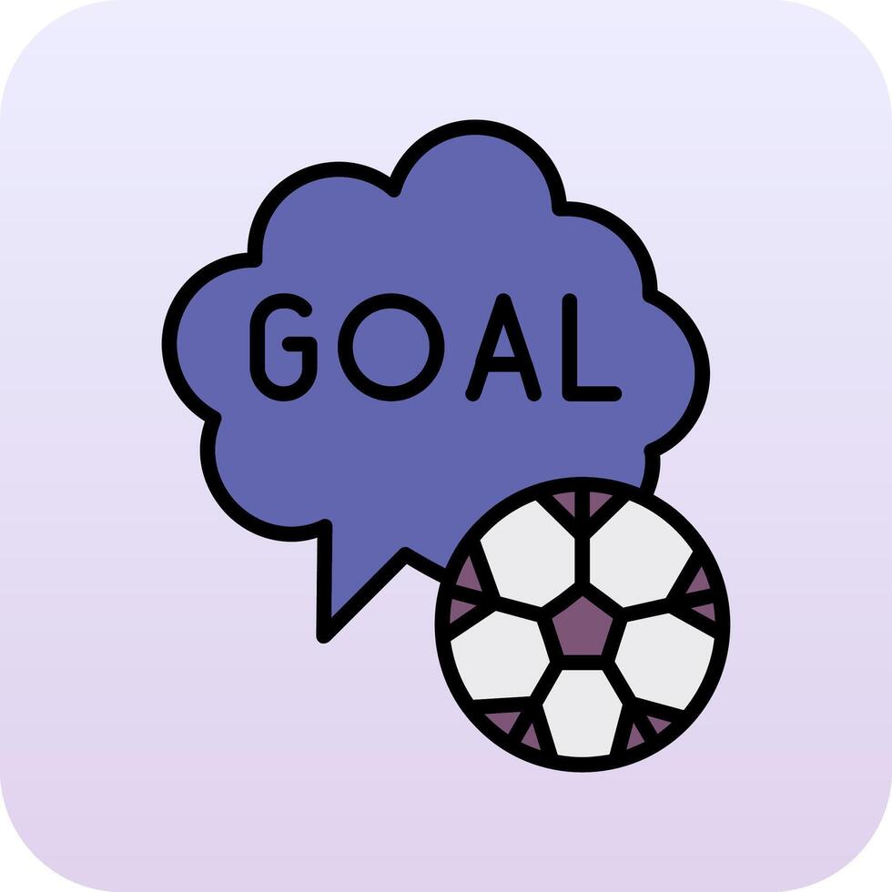 Goal Vector Icon