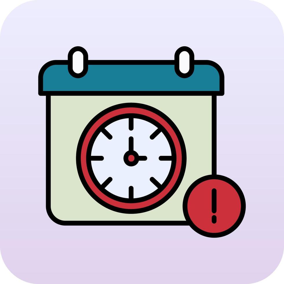 Deadline Vector Icon